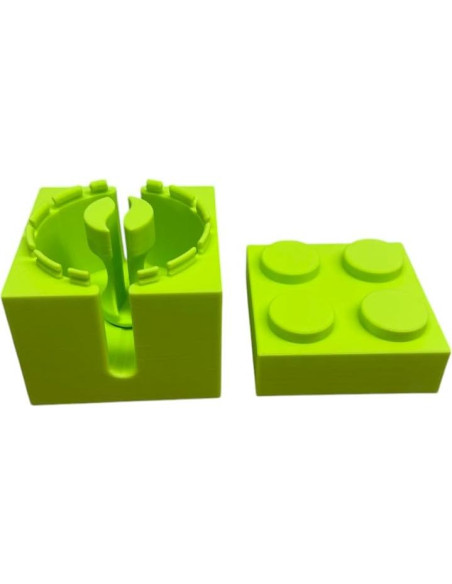 Organizador de Cables en Cubo - Ladrillo Arcoíris - Pequeño y Grande