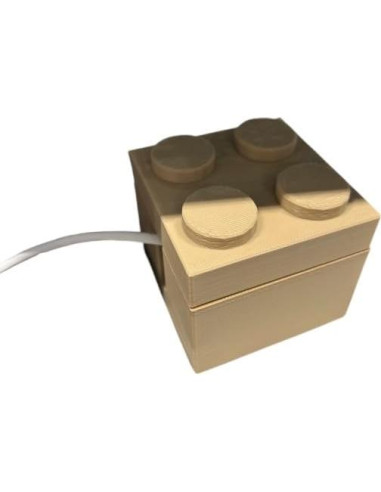 Organizador de Cables en Cubo - Ladrillo Arcoíris - Pequeño y Grande