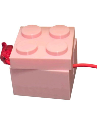 Organizador de Cables en Cubo - Ladrillo Arcoíris - Pequeño y Grande