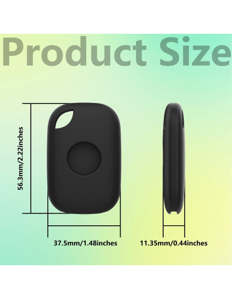 4 Fundas de Silicona para Tile Pro 2024 con Llavero - Negro 4 Fundas de Silicona para Tile Pro 2024 con Llavero - Negro