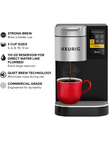 Cafetera Comercial Keurig K-2500 con Conexión de Agua Directa