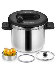 Olla de Presión KOCH SYSTEME CS Acero Inoxidable 6.3L