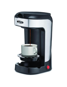 Cafetera de Una Sola Porción BELLA 414 ml Negra Automática