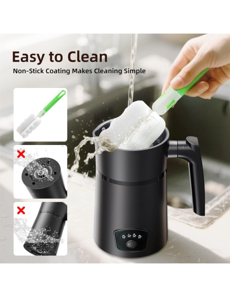 Espumador de Leche Eléctrico AGORVIO FF05 550ml 400W