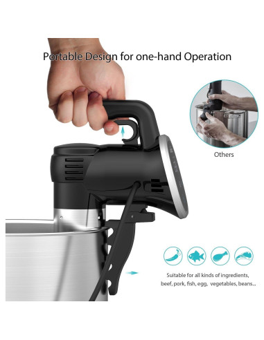 Circulador Sous Vide Wancle 850W Ultra Silencioso 120V