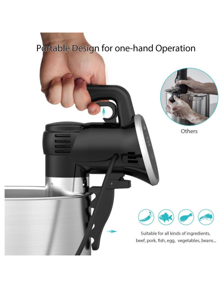 Circulador Sous Vide Wancle 850W Ultra Silencioso 120V