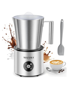 Espumador de Leche Secura F280UG 4 en 1 Acero Inoxidable 0.5kg