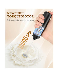 Batidor de Leche SIMPLETASTE Recargable USB-C Acero Inoxidable 2