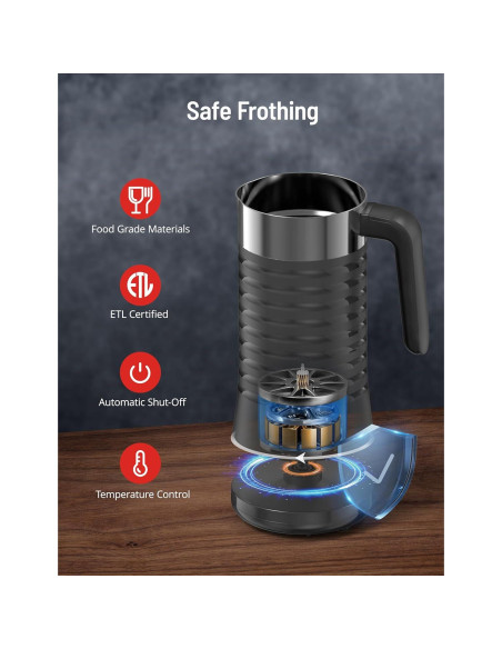 Espumador de Leche Eléctrico Airyoyo MF013 4 en 1 240ml