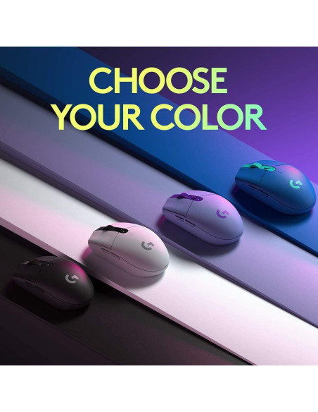 Logitech G305 LIGHTSPEED Ratón Inalámbrico 12K DPI Lila Logitech G305 LIGHTSPEED Ratón Inalámbrico 12K DPI Lila