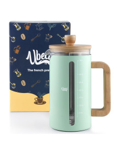 Prensa Francesa Ubeca Verde Menta 1L con Filtro de Acero Inoxidable