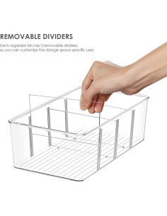 Vtopmart 8 Organizadores de Alimentos Plástico Transparente 2