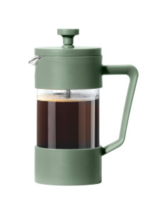 Cafetera Prensa Francesa Oggi 12oz Vidrio Borosilicato Oliva