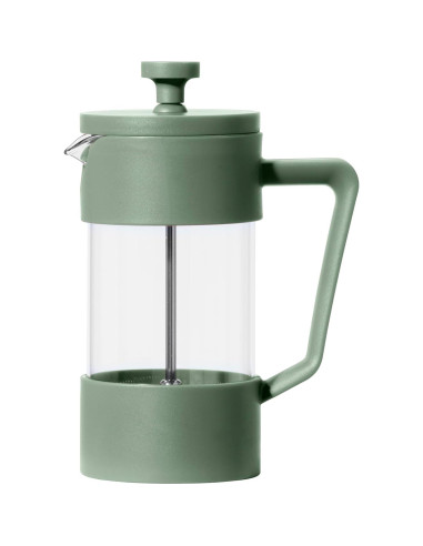 Cafetera Prensa Francesa Oggi 12oz Vidrio Borosilicato Oliva