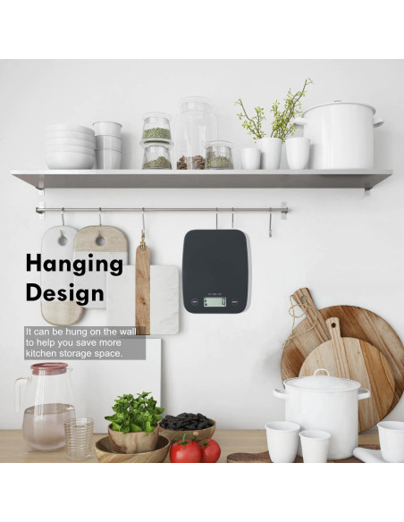 Balanza Digital de Cocina NUTRI FIT 5kg LCD Precisión 1g