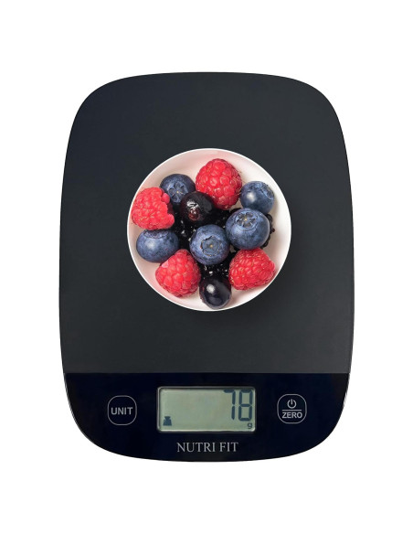 Balanza de Cocina Digital NUTRI FIT 5kg Precisa Tare Inteligente