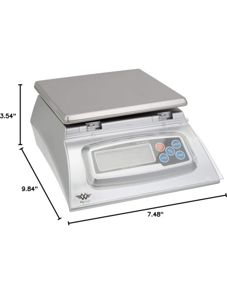 Balanza de Cocina My Weigh KD-8000 - 8000g, LCD Retroiluminada