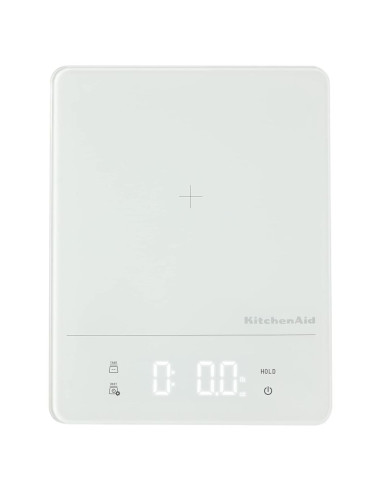 Balanza de Cocina Digital KitchenAid KQ913 IPX7 5kg Blanca
