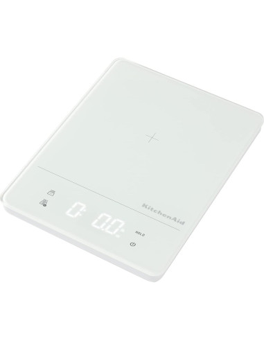 Balanza de Cocina Digital KitchenAid KQ913 IPX7 5kg Blanca