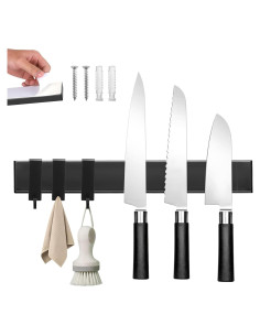 Soporte Magnético para Cuchillos HEREOF 25.4 cm Acero Inoxidable