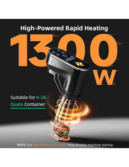 Cocinero Sous Vide Outohome 1300W Control WIFI IPX7