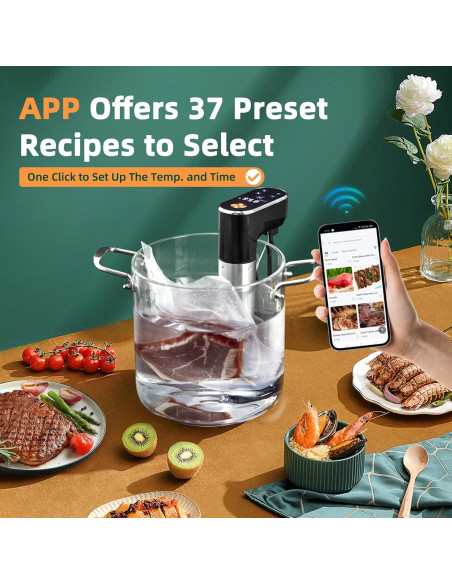 Cocinero Sous Vide Outohome 1300W Control WIFI IPX7