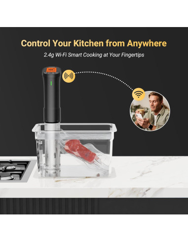 Cocedor Sous Vide Inkbird SOUS VIDE 1000W WiFi Control APP