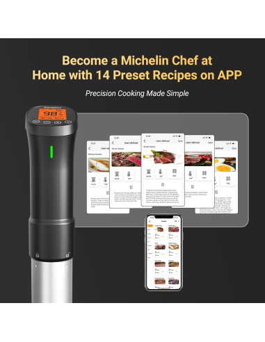 Cocedor Sous Vide Inkbird SOUS VIDE 1000W WiFi Control APP
