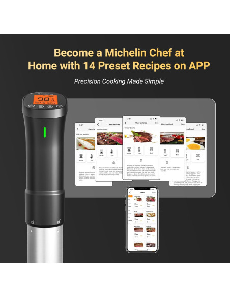 Cocedor Sous Vide Inkbird SOUS VIDE 1000W WiFi Control APP