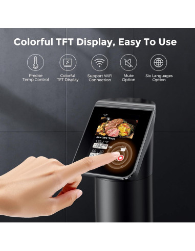 Cocedor Sous Vide KitchenBoss G330 1100W Acero Inoxidable