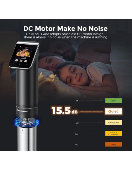 Cocedor Sous Vide KitchenBoss G330 1100W Acero Inoxidable