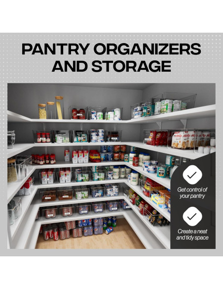 Contenedores de Almacenamiento ClearSpace - 4 Piezas 27.94x20.32x15.24cm