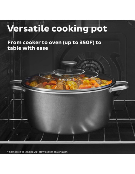 Olla de Cocción Lenta Instant Pot 7.5L 4-en-1 Sella/Salta