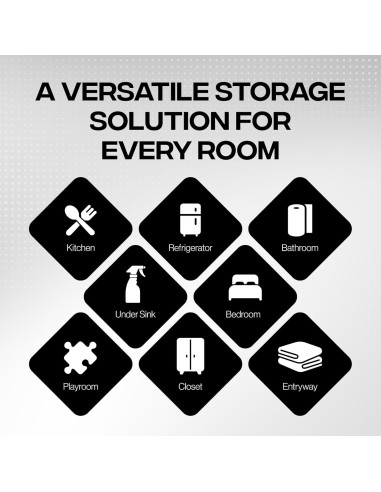 Contenedores de Almacenamiento ClearSpace - 4 Piezas 27.94x20.32x15.24cm