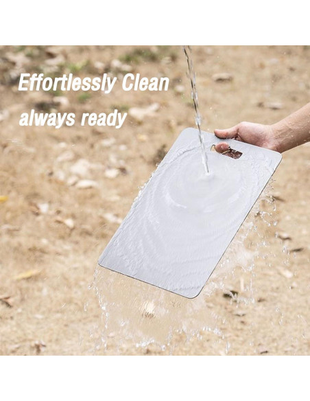 Juego de 3 Tablas de Cortar de Titanio 100% Puro - Apto Lavavajillas