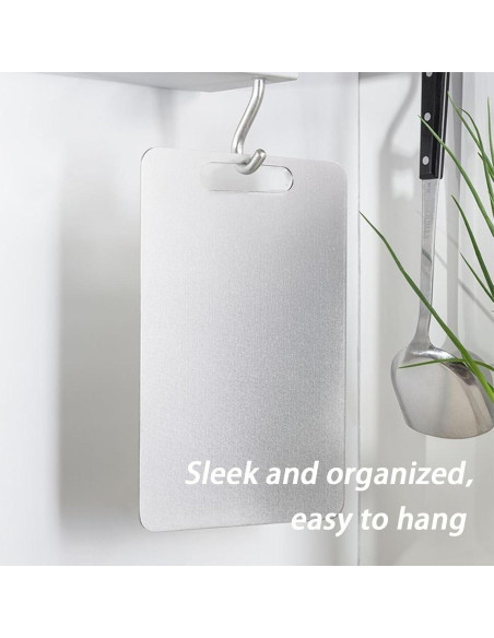 Juego de 3 Tablas de Cortar de Titanio 100% Puro - Apto Lavavajillas