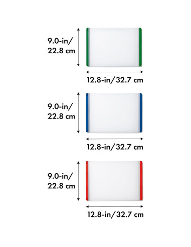 Set de Tablas de Cortar OXO Good Grips 3 Piezas Multicolor