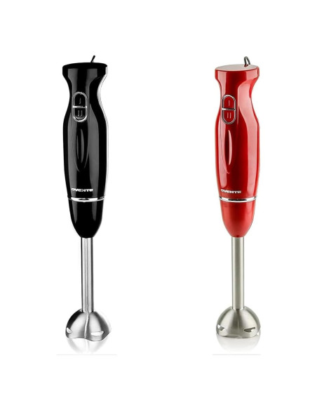Batidora de Inmersión Ovente 300W 2-Pack Negro y Rojo
