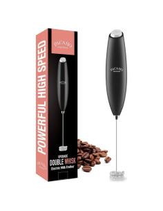 Espumador de Leche Eléctrico PACAHO Doble Batidor 82g