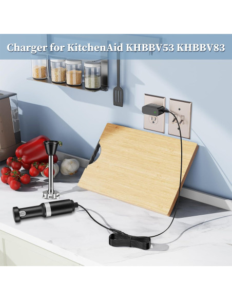 Adaptador de CA KitchenAid para Batidora Inalámbrica 7 Velocidades