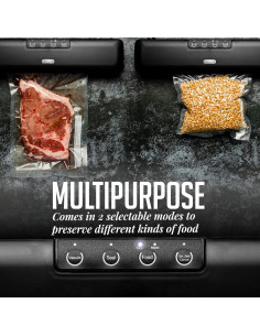 Máquina de Sellado al Vacío OVENTE SV2906B Compacta 100W 2