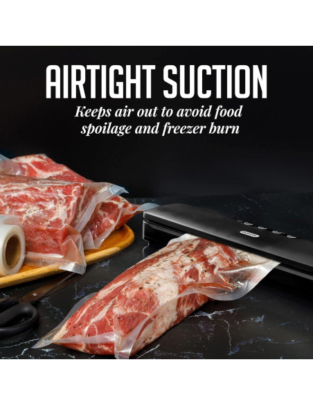 Máquina de Sellado al Vacío OVENTE SV2906B Compacta 100W