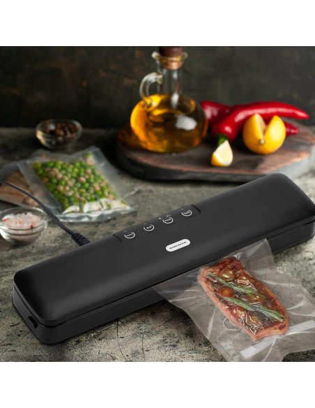 Máquina de Sellado al Vacío OVENTE SV2906B Compacta 100W