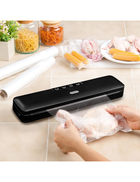 Máquina de Sellado al Vacío OVENTE SV2906B Compacta 100W