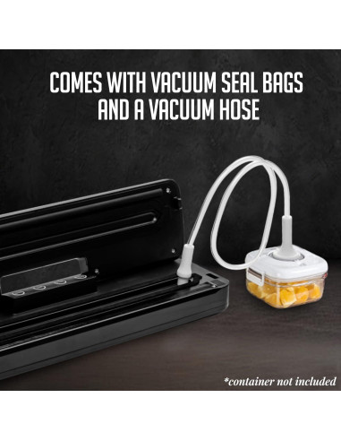 Máquina de Sellado al Vacío OVENTE SV2906B Compacta 100W