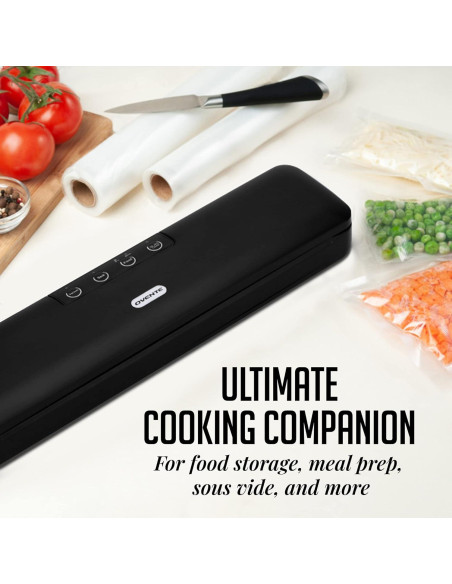 Máquina de Sellado al Vacío OVENTE SV2906B Compacta 100W