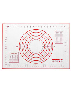 Alfombrilla de Silicona GWHOLE 60x40cm Antiadherente para Hornear