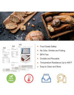 Alfombrilla de Silicona para Hornear SiliQueen 70 x 50 cm Antiadherente 2