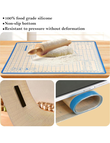 Alfombrilla de Silicona Hillmony 71x51cm y 41x30cm Antideslizante