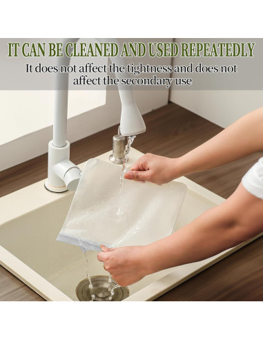 Paquete de 24 Bolsas de Almacenamiento Reutilizables Xiholeruf